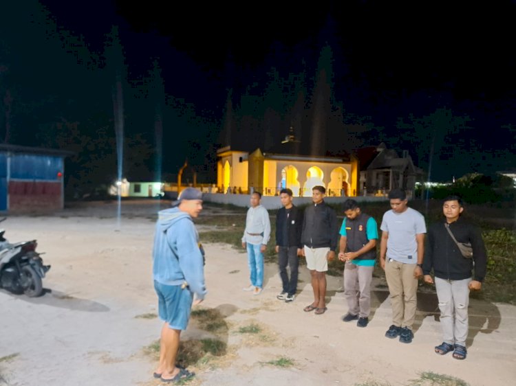 URC Polres SBD Gelar Patroli Malam, Antisipasi C3 dan Kriminalitas Jalanan