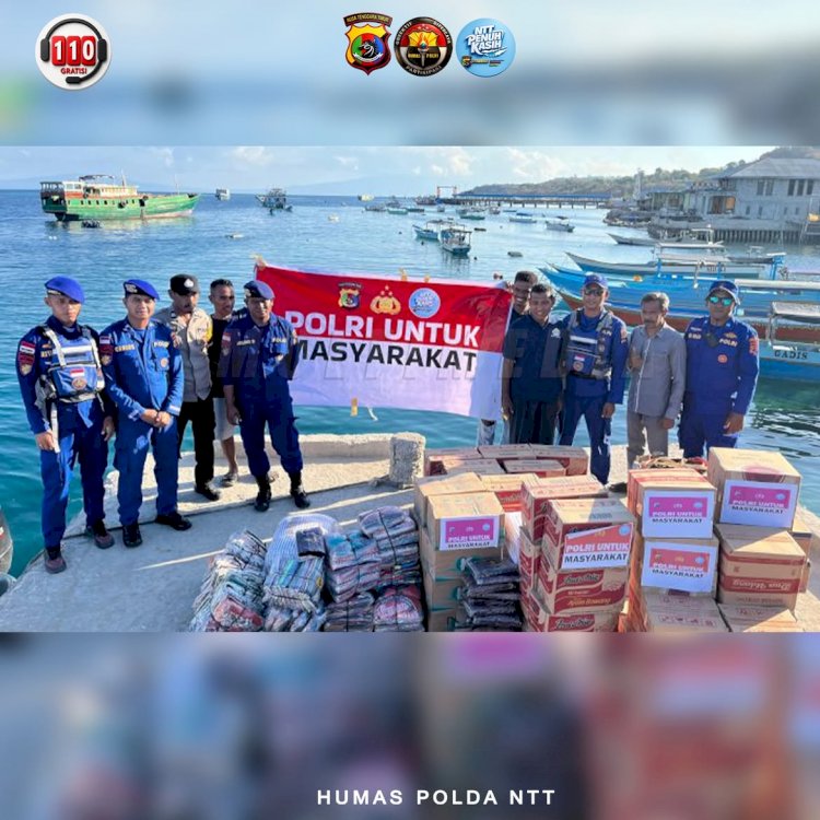 Laut Tak Jadi Penghalang, Polri Hadir untuk Warga Pulau Pomana