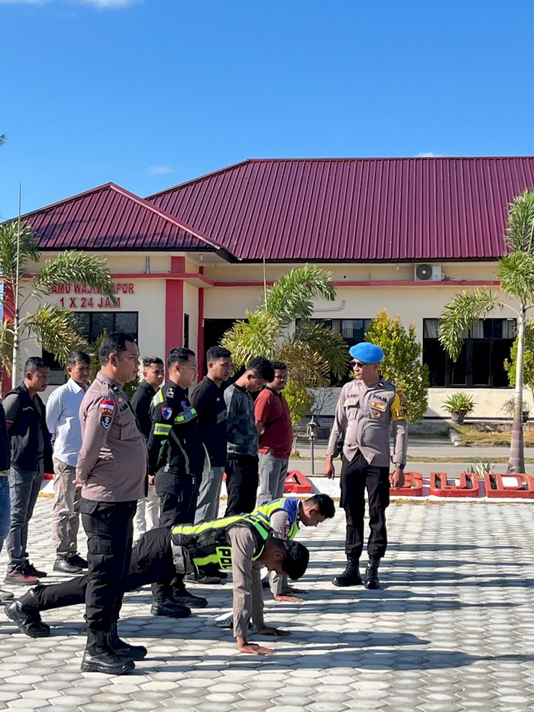 Sie Propam Polres Sumba Barat Daya Gelar Pemeriksaan Kerapian Personel