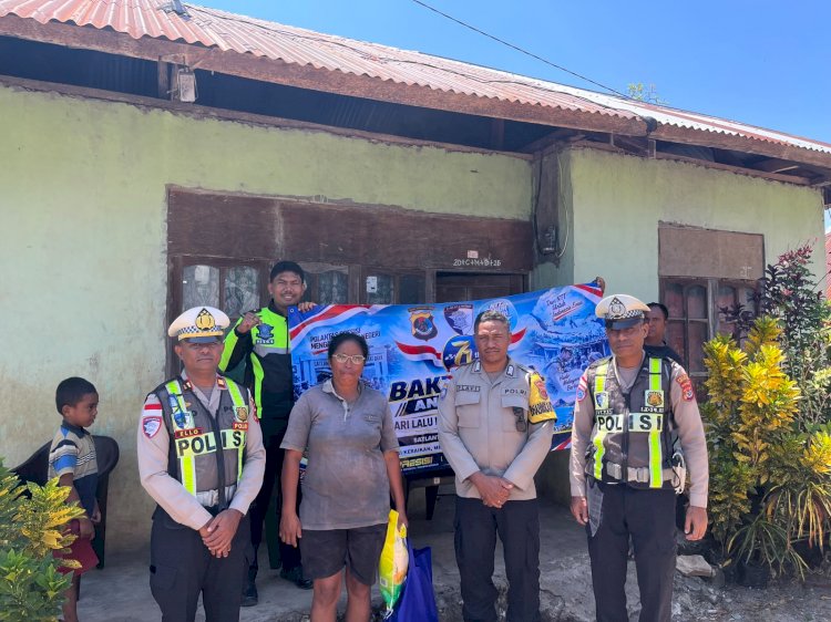 Satlantas Polres Sumba Barat Daya Gelar Anjangsana HUT Polantas ke-71