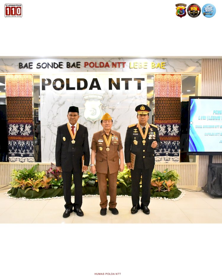 Terima Bintang Kehormatan LVRI, Kapolda NTT: Ini Amanah untuk Terus Memupuk Nasionalisme dan Persaudaraan