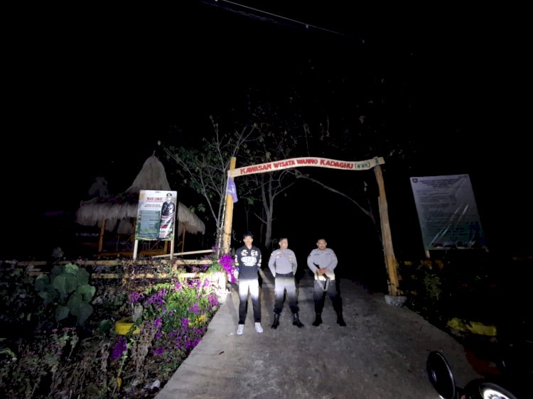 PATROLI CIPTA KONDISI, POLSEK WEWEWA BARAT PASTIKAN JALUR HUTAN WATUKANGGOROK AMAN