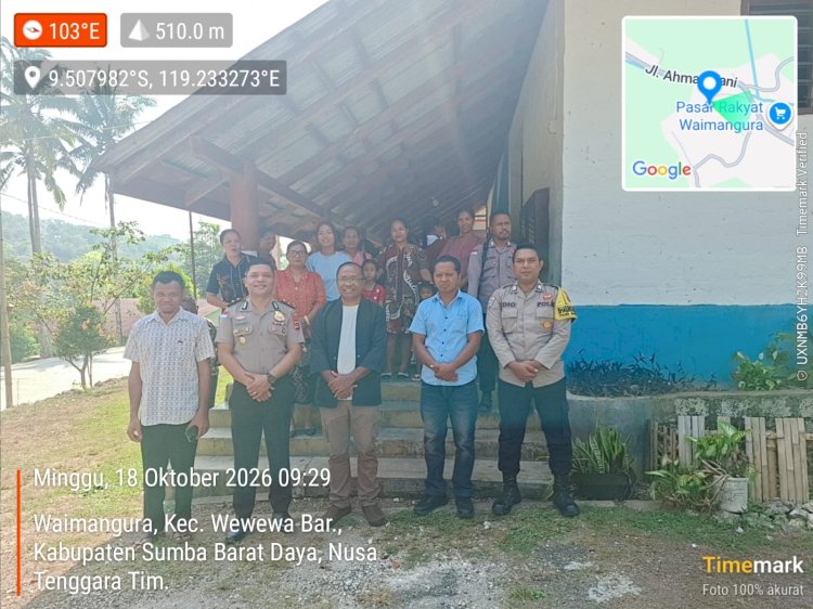 Polisi Bersama Masyarakat, Polsek Wewewa Barat Ajak Umat Katolik Jaga Kamtibmas Melalui Minggu Kasih