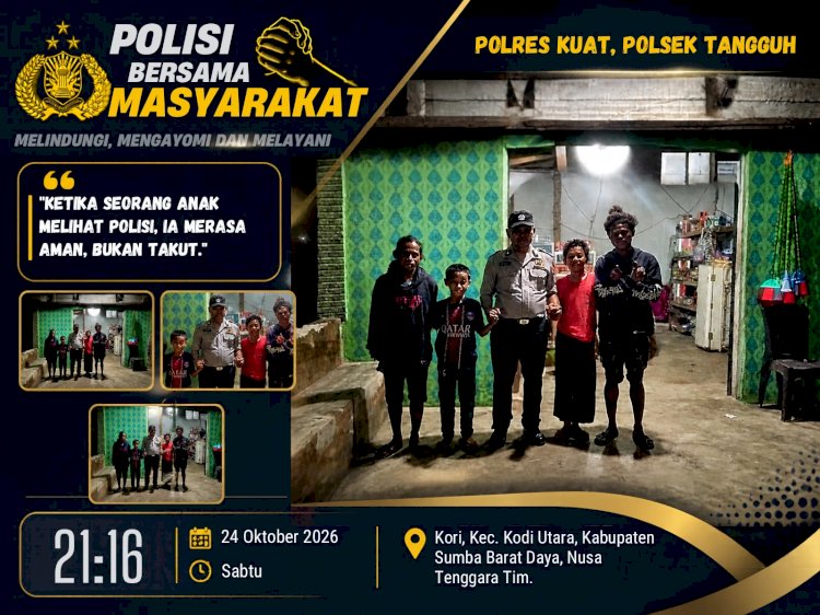 POLISI BERSAMA MASYARAKAT, POLRI HADIR SEBAGAI SAHABAT ANAK DI KODI UTARA