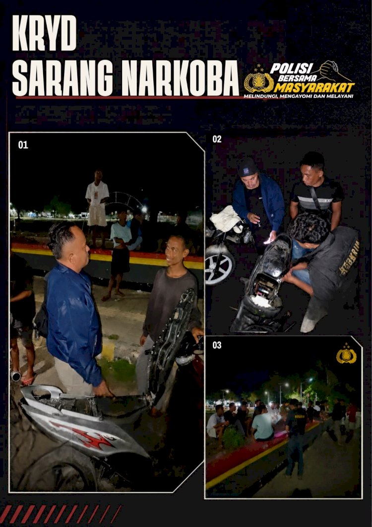 POLRES SUMBA BARAT DAYA GELAR KRYD SARANG NARKOBA, JAGA KAMTIBMAS TETAP KONDUSIF