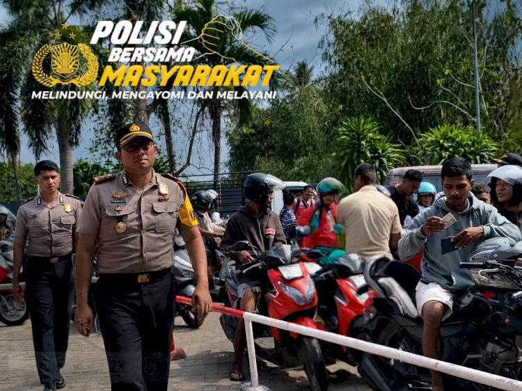 POLRES SUMBA BARAT DAYA LAKSANAKAN PENGAMANAN DAN PENGAWASAN BBM BERSUBSIDI DI SPBU TAWORARA DAN RADAMATA